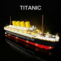 Kit de construction de maquettes en plastique de grande taille, de qualité supérieure, à faire soi-même, jouet éducatif, ensemble de blocs de construction du Titanic pour la décoration de la maison