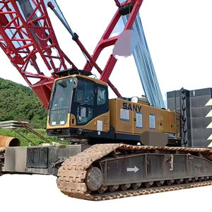 Grue sur chenilles à flèche télescopique San 150ton SCC1500 d'occasion, hydraulique stable, adaptée aux petites et moyennes entreprises d'ingénierie - Product Image 1