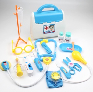 Coffret médical pour enfants avec stéthoscope à sons de battements cardiaques et lumières, jeu de docteur pour garçons et filles - Product Image 3