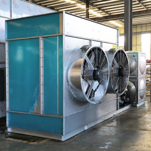 Hệ thống làm lạnh mới tháp giải nhiệt nước đóng cửa truy cập dòng chảy kim loại xây dựng động cơ quạt bơm-float van 220V-380V - Product Image 4