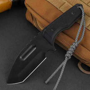 Cuchillo de Bolsillo Táctico 'Violent Angel' de M F's, Hoja Recta de Acero Inoxidable de Alta Calidad, G10 Master, Personalizable, DIY, OEM - Product Image 4