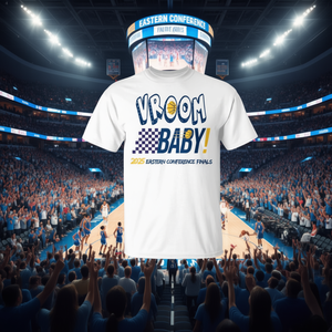 Camiseta de los Pacers Vroom Baby de la Final de la Conferencia Oriental 2025 - Product Image 2