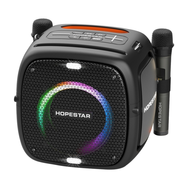 Hopestar PARTYONE  Speaker Mini Wireless Audio Speakers RGB Waterproof Outdoor Mounting for Phone Computer Blue Tooth
