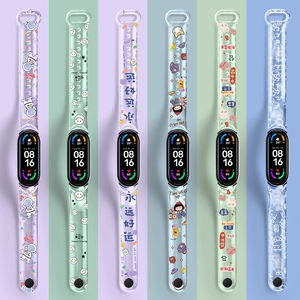 Correa para Xiaomi <span class=keywords><strong>Mi</strong></span> Band 7 6 5 4 3, Correa transparente, pulsera de silicona, repuesto para XiaoMi Band 5 4, nuevo - Product Image 2