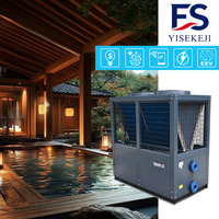 Calentador de Piscina OEM/ODM de Ultra Baja Temperatura (-25°C) de 20.5kW-198kW y 380V para Piscinas Grandes, Spas y Saunas, Sistema de Bomba de Calor para Piscinas