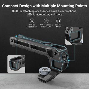 SmallRig NATO Top Handle Lite พร้อม Cold Shoe ที่จับกล้องแบบพกพาสำหรับถ่ายภาพ ใช้ได้กับ <span class=keywords><strong>Sony</strong></span>, Canon, Nikon สำหรับกล้อง Cage รุ่น 3766 - Product Image 3