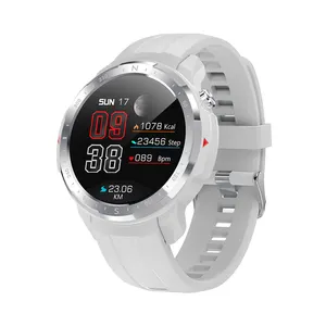 L20 Smart Watch IP68 impermeabile da 1.3 pollici con schermo rotondo completo funzione di rilevamento della pressione sanguigna cardiaca orologio intelligente da uomo e da donna