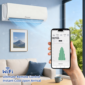 Système de climatisation solaire hybride de type split Puremind 9000 BTU R410a, <span class=keywords><strong>climatiseur</strong></span> solaire pour la maison, les hôtels et les applications marines - Product Image 6