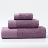 5 Star Hotel Soft Absorbent Embroidered Thickened 100% Cotton Square Hand Bath Towel Sets