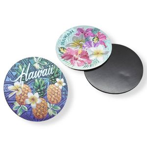 Personnalisez votre aimé design : Aimants en aluminium argenté sur le thème des attractions touristiques d'Hawaï pour la décoration du réfrigérateur - Product Image 2