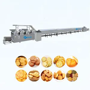 Ligne de production de biscuits Machines de fabrication de biscuits durs Machine à emballer les biscuits