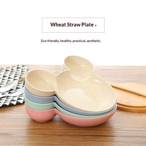 Assiette à compartiments pour enfants, style dessin animé mignon, petite assiette à collation, <span class=keywords><strong>plat</strong></span> à sauce créatif, <span class=keywords><strong>plat</strong></span> à condiments et vinaigre pour la maison - Product Image 3