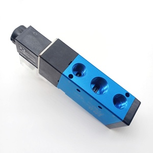 Vanne solénoïde pilotée CNJL Airtac 5/2 5/3 voies en aluminium fileté pour air 220V/110V/24V DC12V 40m avec filtre, garantie 1 an - Product Image 4