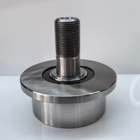 Bantalan Rol Rel Berflens Pelumas Oli, Pelari Beban, Cam Follower, Tipe Tertutup, Flange Stud, Merek Connel FCF 2 1/2 Diameter 25mm