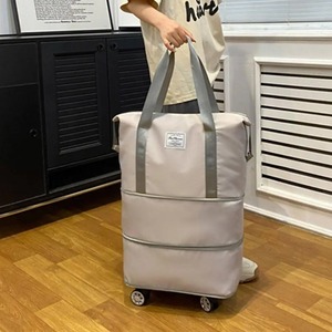 Travel Portable Large Capacity Detachable Universal <b>Wheel</b> Storage <b>Bag</b> Check-In <b>Bag</b> <b>with</b> <b>Wheel</b> Double Layer Carry-On <b>Bag</b> - Product Image 6