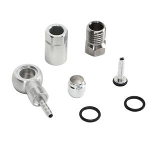 Kit <span class=keywords><strong>de</strong></span> raccords olives pour <span class=keywords><strong>tuyau</strong></span> hydraulique <span class=keywords><strong>de</strong></span> vélo, ensemble d'inserts pour <span class=keywords><strong>tuyau</strong></span> <span class=keywords><strong>de</strong></span> <span class=keywords><strong>frein</strong></span> pour FORMULA R1 R1R RR1 RX, modification DIY - Product Image 1