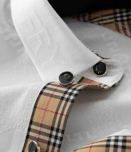 T-shirts tissés respirants à manches courtes en coton pour hommes avec motif de lettres Taille XL pour l'été Golf Comfortable Sty - Product Image 5