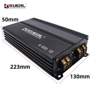 Kuerl Nouveau Modèle Amplificateur Haut-Parleur 12V Mini <span class=keywords><strong>600W</strong></span> Grande Puissance 1 Canal Numérique Amplificateur <span class=keywords><strong>Voiture</strong></span> Classe D Mono - Product Image 3