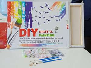 CHENISTORY DZ992283 style chaud DIY <span class=keywords><strong>Peinture</strong></span> Par Numéros sur toile Sunset Beach mur photos <span class=keywords><strong>peinture</strong></span> <span class=keywords><strong>abstraite</strong></span> - Product Image 3