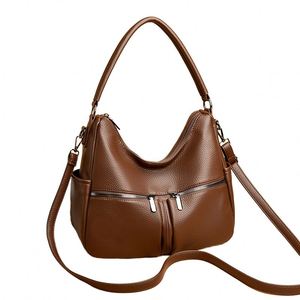 Sac fourre-tout tendance pour femme à imprimé léopard, grande capacité, style rétro, sac à bandoulière chic - Product Image 1