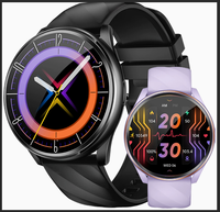 Jam Tangan Pintar KT77 Bluetooth Panggilan Telepon Tahan Air Olahraga Kebugaran Monitor Detak Jantung Gelang Asisten Suara Jam Tangan Pintar Wanita Pesan