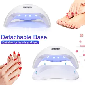 Lampe à ongles UV LED professionnelle 48W, sécheuse rapide pour gel, avec 4 minuteurs, capteur automatique et écran LCD - Product Image 5