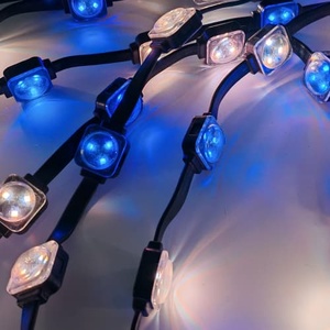 Luces Navideñas Permanentes para Exteriores, LED RGB de 25 mm, IP67, Resistentes al Agua, Material de PC, Fuente de Luz Puntual de Píxeles para Aleros - Product Image 6