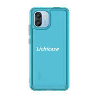 Coque de téléphone à bouton-poussoir Flexible antichoc Lichicase pour Xiaomi Redmi A2 + Protection contre les chutes couverture mobile