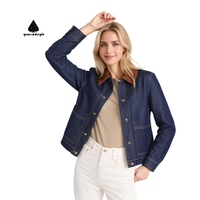 Fabricant de jeans sur mesure – Nouvelle collection automne-printemps – Veste en jean décontractée slim fit pour femme