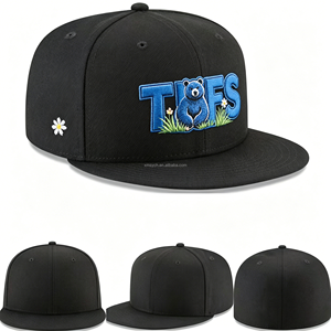 Nuovo Design Cappellini Snapback di Alta Qualità Americani con Visiera Piatta e Scritta, Berretti Sportivi da Baseball Aderenti - Product Image 1