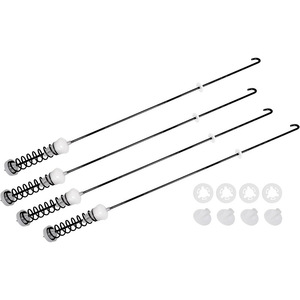 Tiges de suspension pour machine à laver, ensemble de 4 pièces, pièces durables en acier pour réparation de lave-linge, accessoire W10780048 - Product Image 3