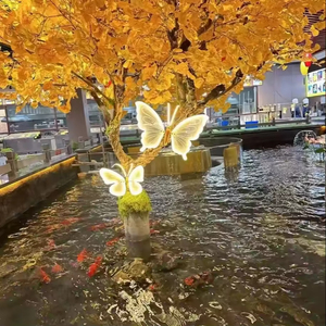 Tùy chỉnh thiết kế ngoài trời <span class=keywords><strong>Led</strong></span> bướm năng động mô phỏng tốt nghiệp Ngày Valentine giáng sinh trang trí cảnh quan chiếu sáng - Product Image 4