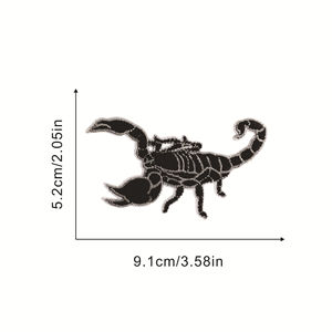 Parche bordado termoadhesivo con diseño de sombrero y animales para decoración de ropa, sombreros, mochilas, bolsos y carteras DIY - Product Image 6