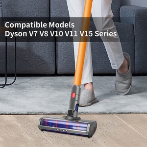 <span class=keywords><strong>Brosse</strong></span> électrique d'aspirateur de poussière de lumière LED de <span class=keywords><strong>laser</strong></span> de plancher de tapis pour Dy V7 V8 V10 V11 V15 pièces d'accessoire de tête d'outil - Product Image 4