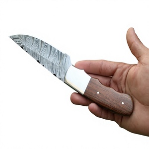 Cuchillos de Acero de Damasco de Alta Calidad, Forjados, de Grado Industrial, con Hoja Recta, Fijos, de 22 cm, para Exteriores, para Revendedores, Precios de Fábrica - Product Image 2