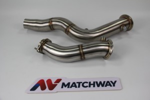 Tubo de Escape de Acero Inoxidable MATCHWAY para <span class=keywords><strong>BMW</strong></span> S55 M3 M4 M2 F80 F82 F83 3.0L L6, Tubo de Escape de 3 Pulgadas - Product Image 3