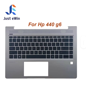 Cubierta original para reposamanos C con conjunto de teclado L44588-001 L44589-001 para HP Probook 440 G6 - Product Image 1