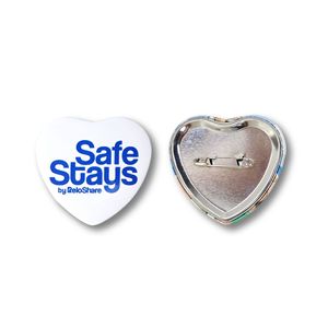 Custom Printed Logo Blank Star Heart Round Shape Badge Button <b>Pin</b> Badge Metal Tinplate Magnetic <b>Pin</b> Button Badge - Product Image 2