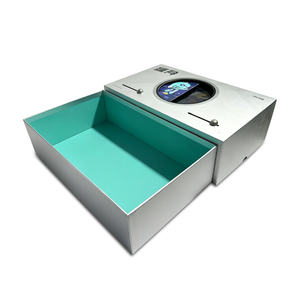Boîte coulissante magnétique futuriste avec fenêtre ronde |   Boîte cadeau écologique réutilisable sur le thème de l'espace |   Emballage haut de gamme pour jouets/produits de beauté - Product Image 3
