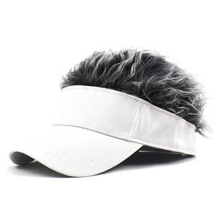 Fashion Hairpiece Sun Cap Snapback Sport Hip Hop Camouflage Leopard Dot Half <b>Wig</b> Baseball Caps <b>Men</b> Women 100% Cotton Summer - Product Image 3