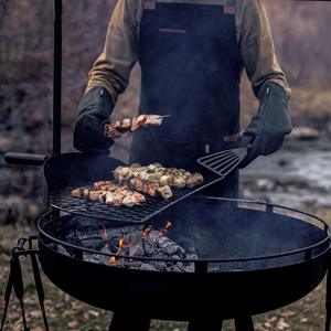 <strong>Portable</strong> American-Style BBQ Rack For 5-People Metal Steel <strong>Charcoal</strong> Stand For Patio Villa Bonfire Party BBQ Rack - Product Image 6