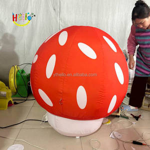 Festa di fornitura vivido colorato gigante fungo gonfiabile con luci a Led per attività a tema <span class=keywords><strong>Alice</strong></span> nel paese delle meraviglie - Product Image 3