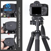 Trépied de caméra vidéo réglable de haute qualité, charge maximale 3 kg, robuste, pour téléphone/projecteur
