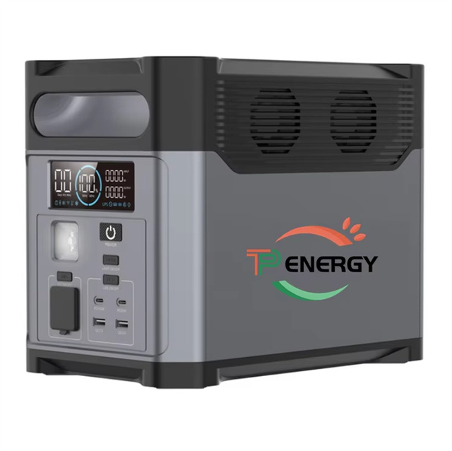 Mini LiFePo4 Hithium Battery Fast Charging Home Outdoor 1200W Solar Portable Backup Electric Supply Power Bank Station Generator
