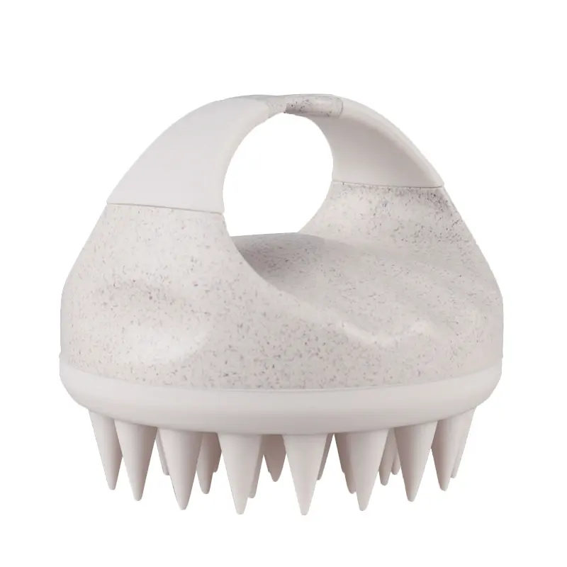 Lohas Wholesale Eco Friendly Massage Comb Hairbrush Scalp Massager Scrubber Silicone Hair Shampoo Brush