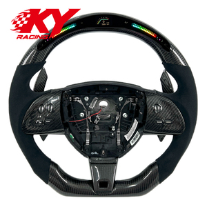 Volante Deportivo Personalizado de Fibra de Carbono con LED e Indicador de RPM para Jaguar XF XFR SC XFR-S Sportbrake XK XKR XKR-S GT - Product Image 1