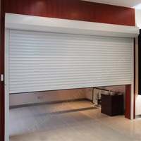 Porte à enroulement en alliage d'aluminium 6063-T5, revêtement poudré, électrique, pour usage commercial et résidentiel