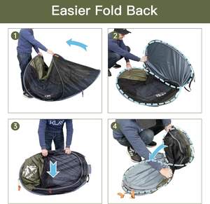 Tente anti-moustiques rectangulaire imperméable trois saisons <span class=keywords><strong>pop</strong></span>-<span class=keywords><strong>up</strong></span> pour <span class=keywords><strong>1</strong></span> <span class=keywords><strong>personne</strong></span>, filet anti-insectes pour adultes, idéale pour le camping - Product Image 3