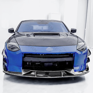 Convient pour Nissan 400Z 2022-25 véritable fibre de carbone <span class=keywords><strong>C</strong></span> Style séparateur avant lèvre de becquet lèvre avant - Product Image 6