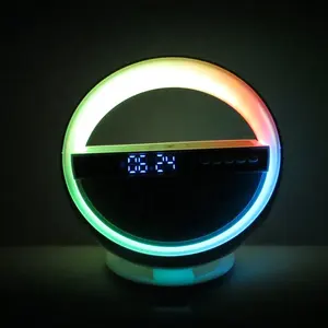 Lonvel Hot Seller Smart Wireless Speaker Big G5 Led Light Bt Speaker With Wireless Charge For Phone Led Light Mini G Speaker